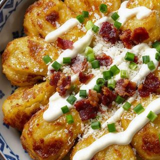 Chrupiące ziemniaki z boczkiem