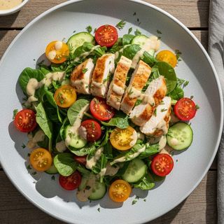 Sałatka z kurczakiem