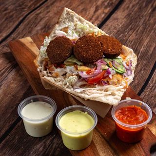 Bułka z Falafel wege