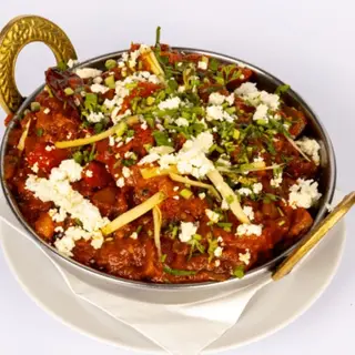 Domowy ser biały w ostrym sosie curry (kadai paneer) 450g