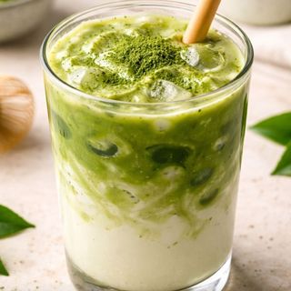 Iced Strawberry Matcha
