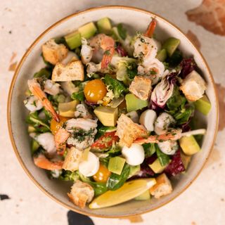 Sałatka z krewetkami