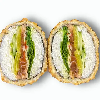 Sushi burger z łososiem normalny
