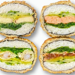 Zestaw burgerów sushi