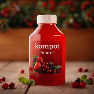 Kompot truskawkowo-wiśniowy 400ml