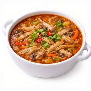 Desi Chinese Chicken Spicy Soup