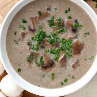 Zupa krem z pieczarek