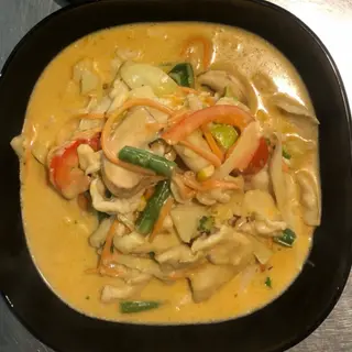 Kurczak w żółtym curry