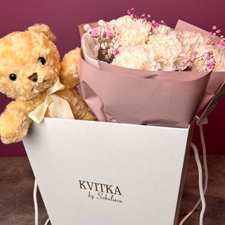 Flowers& Teddy box