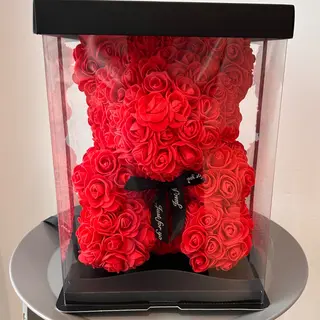 Czerwony miś 40 cm