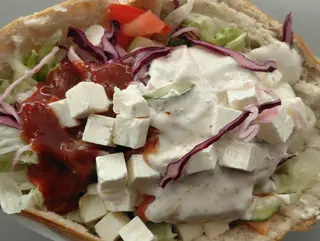Kebab ser biały