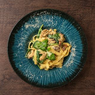tagliatelle con spinaci