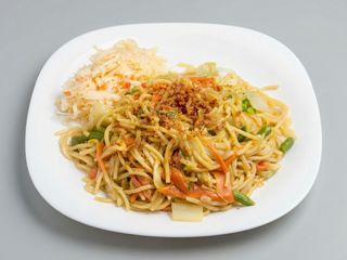 Makaron Udon z krewetkami
