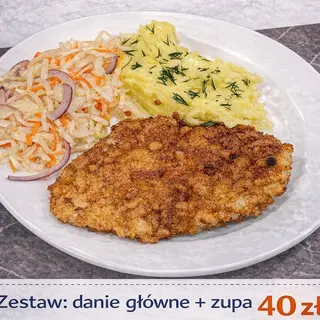 Zestaw obiadowy z zupą