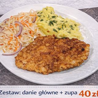 Zestaw obiadowy z zupą