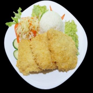 Kurczak chrupiący z ryżem