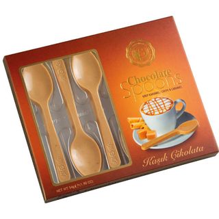 Bolci Czekoladowe Łyżeczki z Wafelkami i Karmelem 54g/12