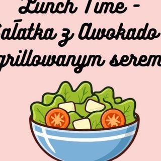 4. Sałatka z awokado i grillowanym serem