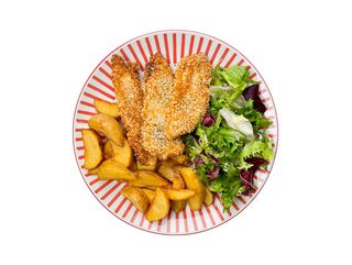 Polędwiczki z kury w sezamie