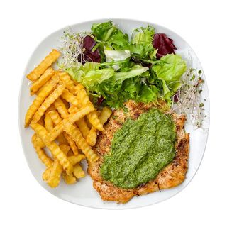 Filet grillowany ze szpinakiem