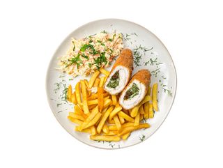 Roladka faszerowana szpinakiem i mozzarellą