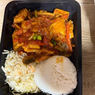 Tofu w sosie curry
