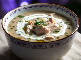 zupa krem z kurczaka (styl azjatycki)