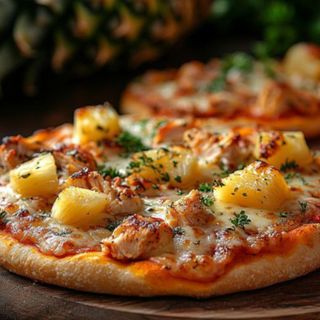 Pizzerinka z kurczakiem i ananasem