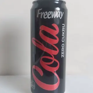 FreeWay Cola zero cukru 0,33l