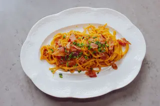 Gochujang butter pasta - pikantne