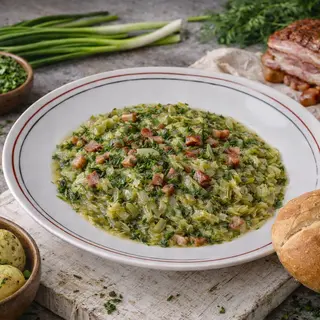 Młoda kapusta z pieczywem