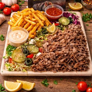 Kebab na talerzu