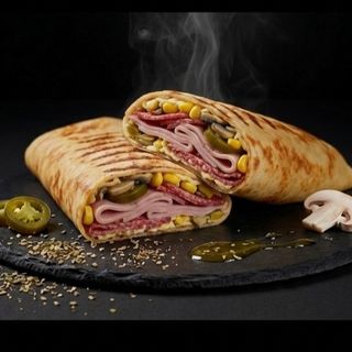 Naleśnik szynka-salami