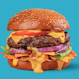 Burger  Nacho Ostry
