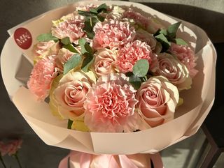 Bukiet mix z goździkami