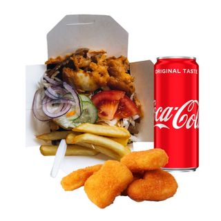 Zestaw 3 – Kebab Box + NuggetBox + Napój