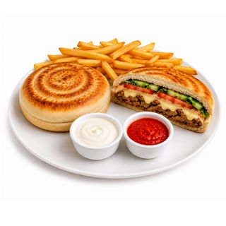 Ufo Burger Z Frytkami