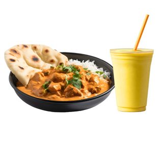 Zestaw 7 – Butter Chicken + Mango Lassi