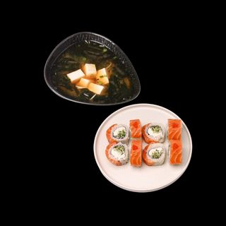 Zupa miso z tofu i philadelphia light