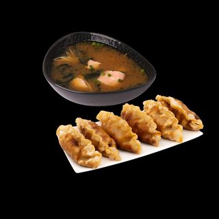 Zupa miso i pierogi gyoza 6szt.