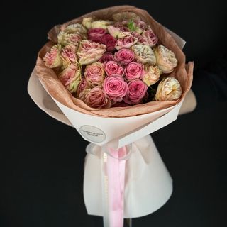 Bukiet różyczki mix pastelowe