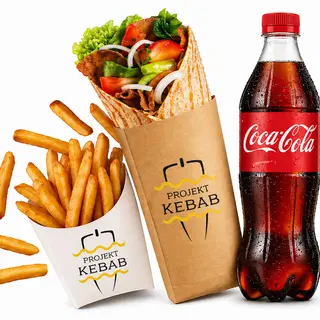 Rollo małe,frytki,napój gratis