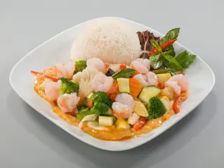 Kurczak w czerwonym curry