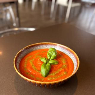 Krem z czerwonych warzyw