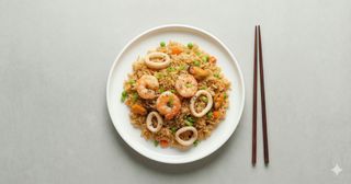 Ryż smażony z owocami morza 450g