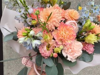 Kompozycja w plecionej koreańskiej torebce