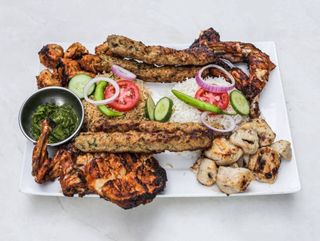 Mix Grill Rice Plater