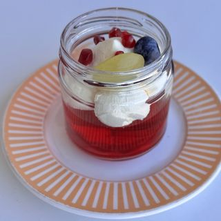 Galaretka truskawkowa z mascarpone