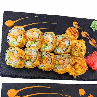 Sake crunch roll