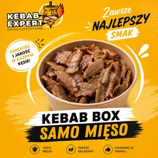 Kebab box samo mięso